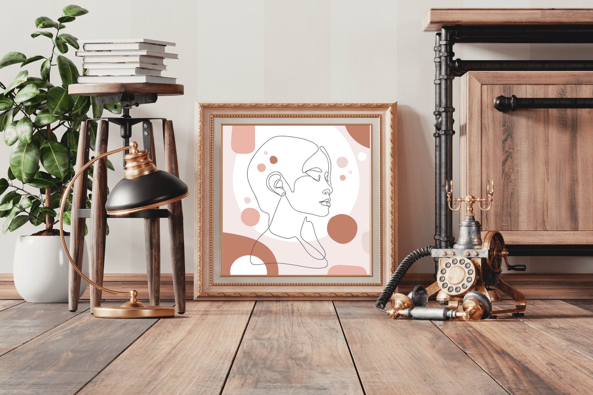 The Face a Chinese Woman Wall Art - beink online art store