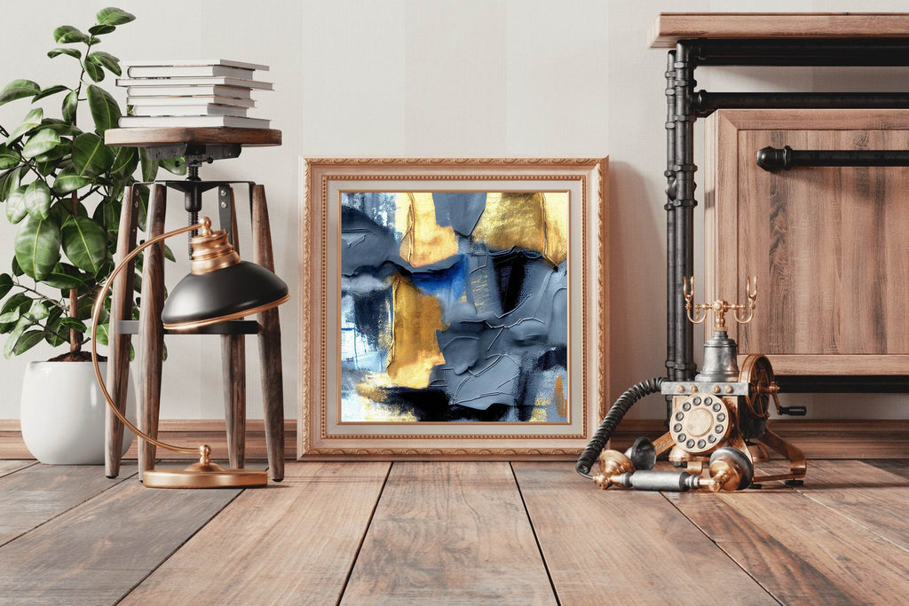 Multi Color Cloth Textured Abstract Wall Art - beink online art store