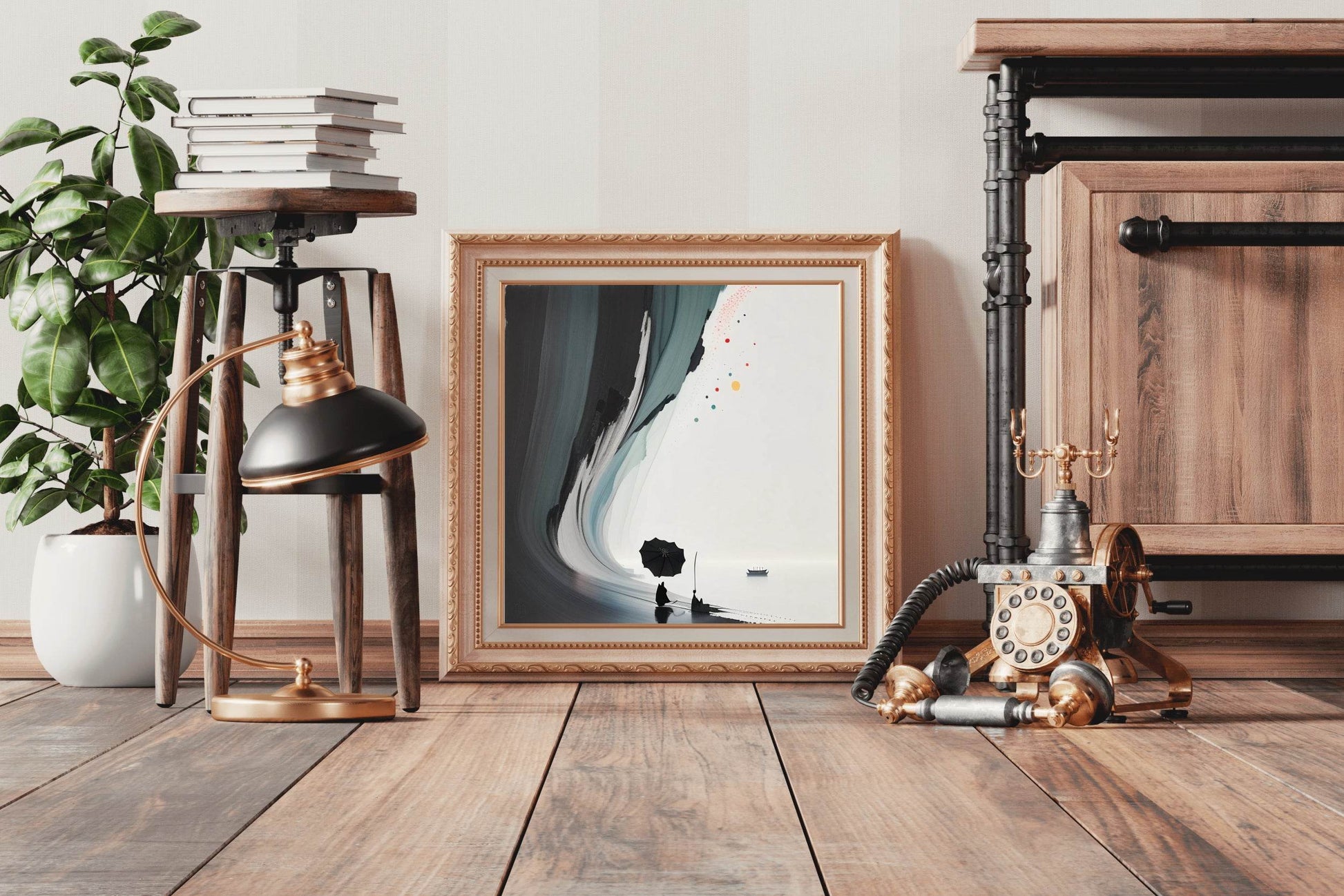 Creative Seashore Abstract Wall Art - beink online art store