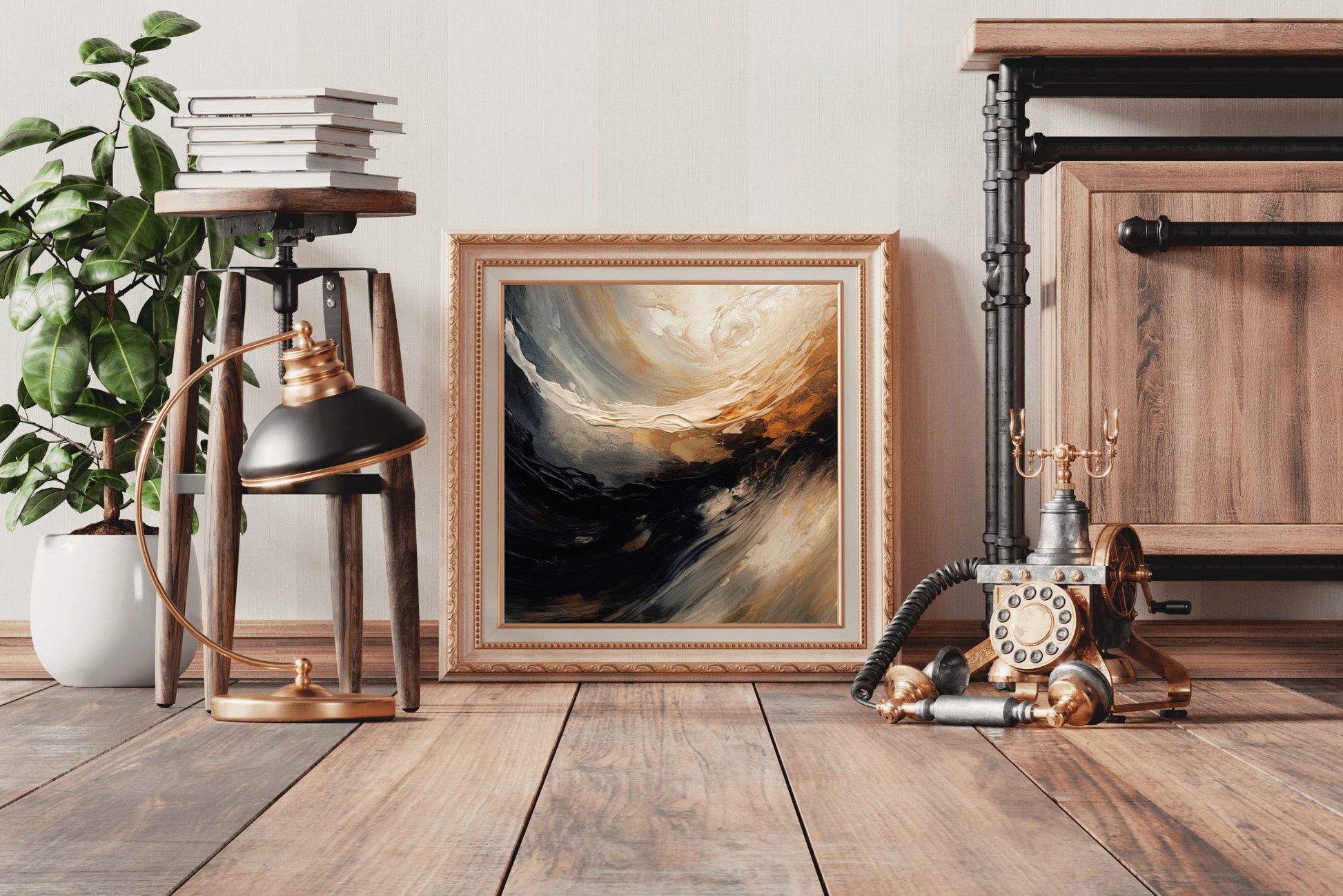 Wave Painting Abstract Wall Art - beink online art store