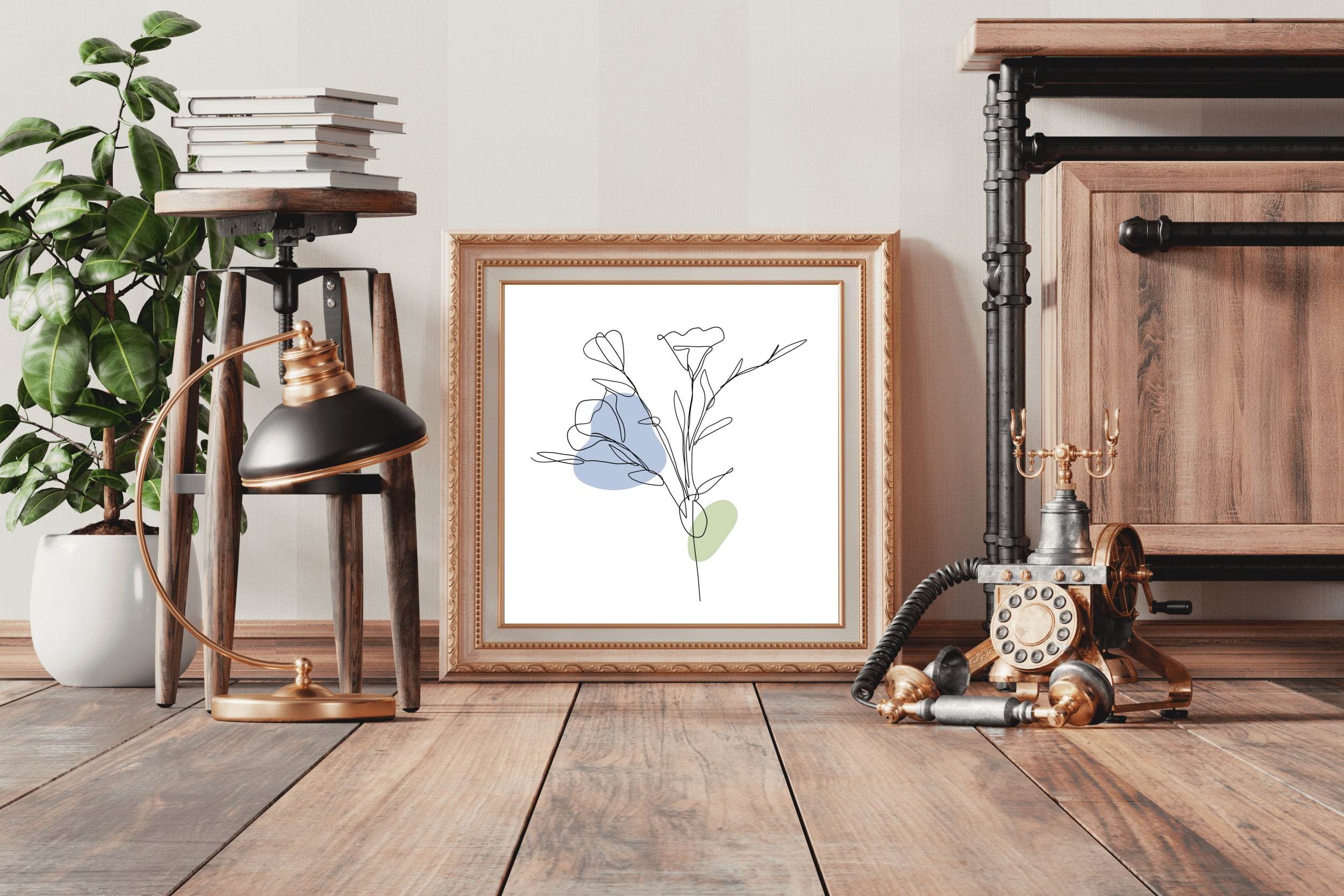 Decorative Trumpet Flower Wall Art - beink online art store