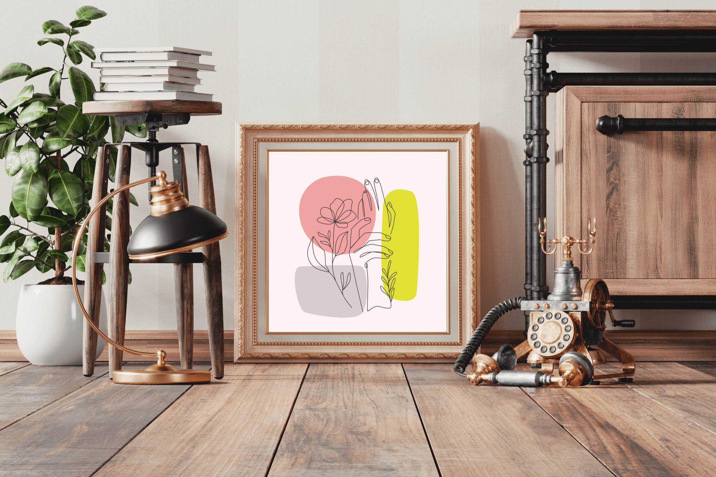 Hand of Flowers Wall Art - beink online art store