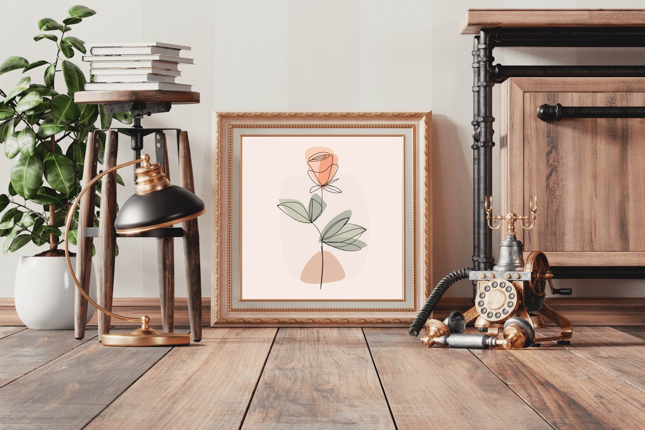 Tulip Flower Wall Art - beink online art store