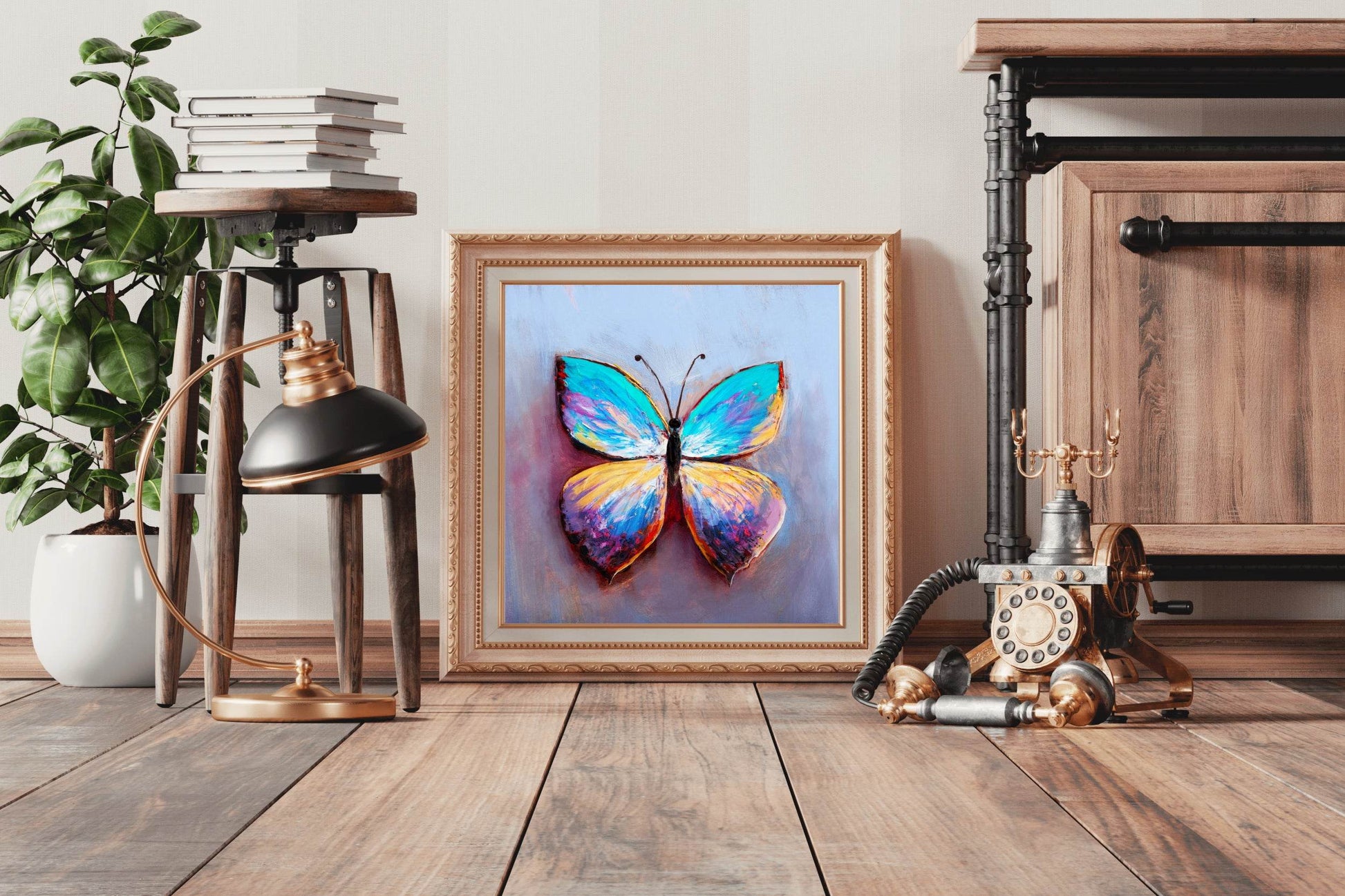 Colorful Butterfly Painting Wall Art - beink online art store