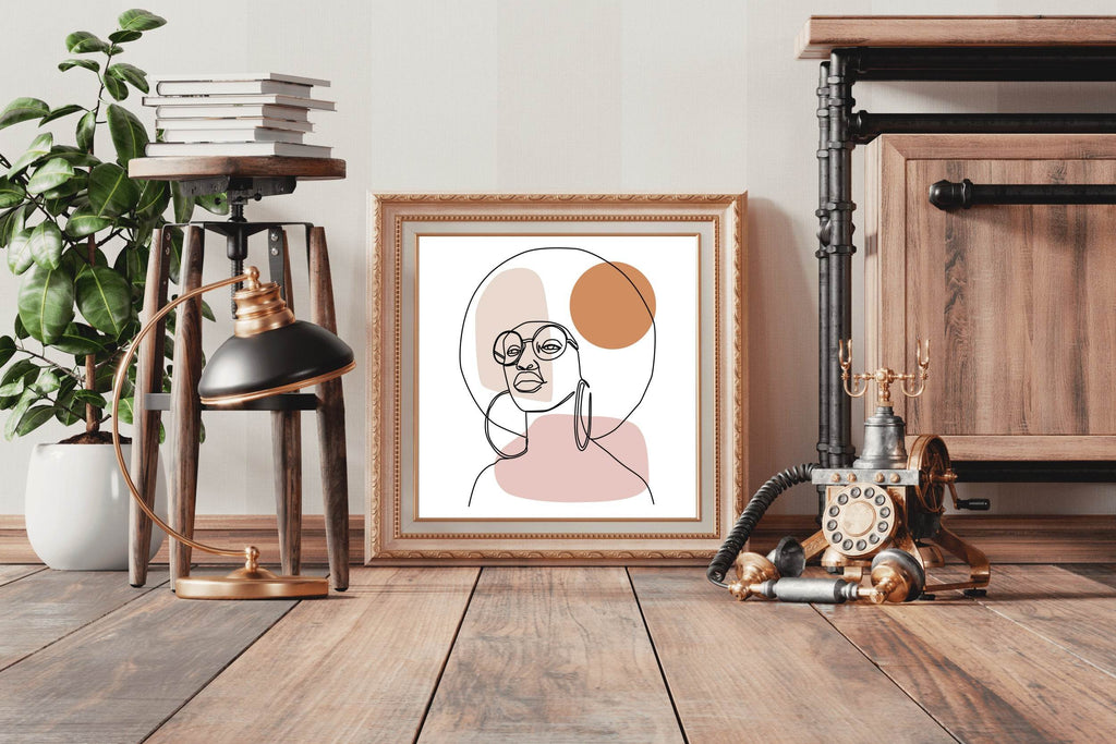 African Hair Style Wall Art - beink online art store