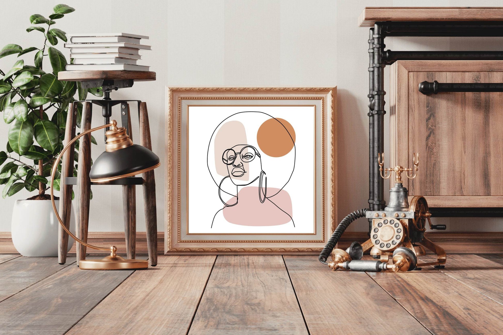 African Hair Style Wall Art - beink online art store