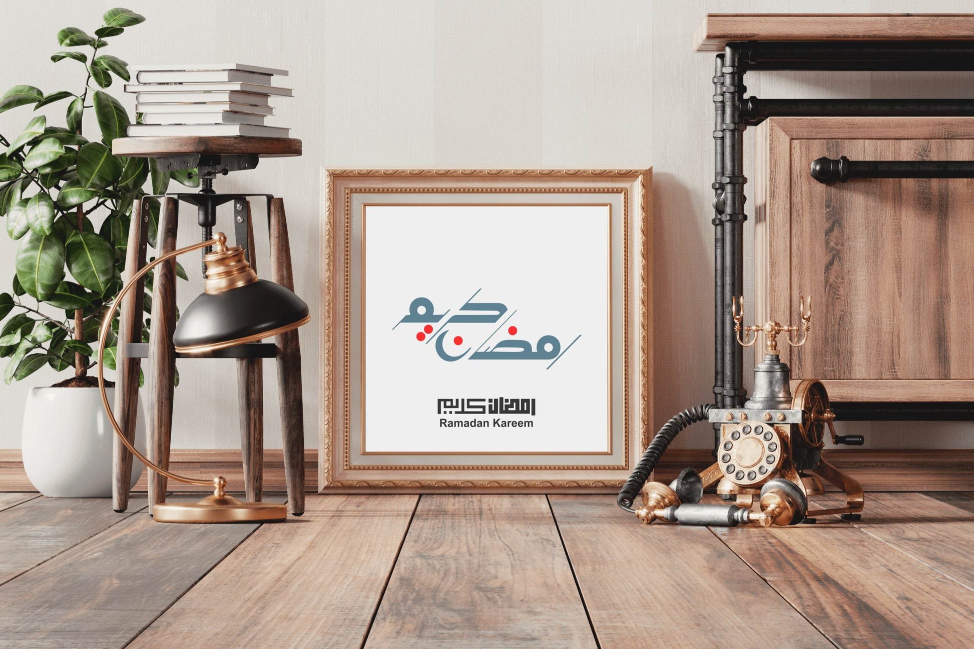 Ramadan Kareem Calligraphy Wall Art - beink online art store