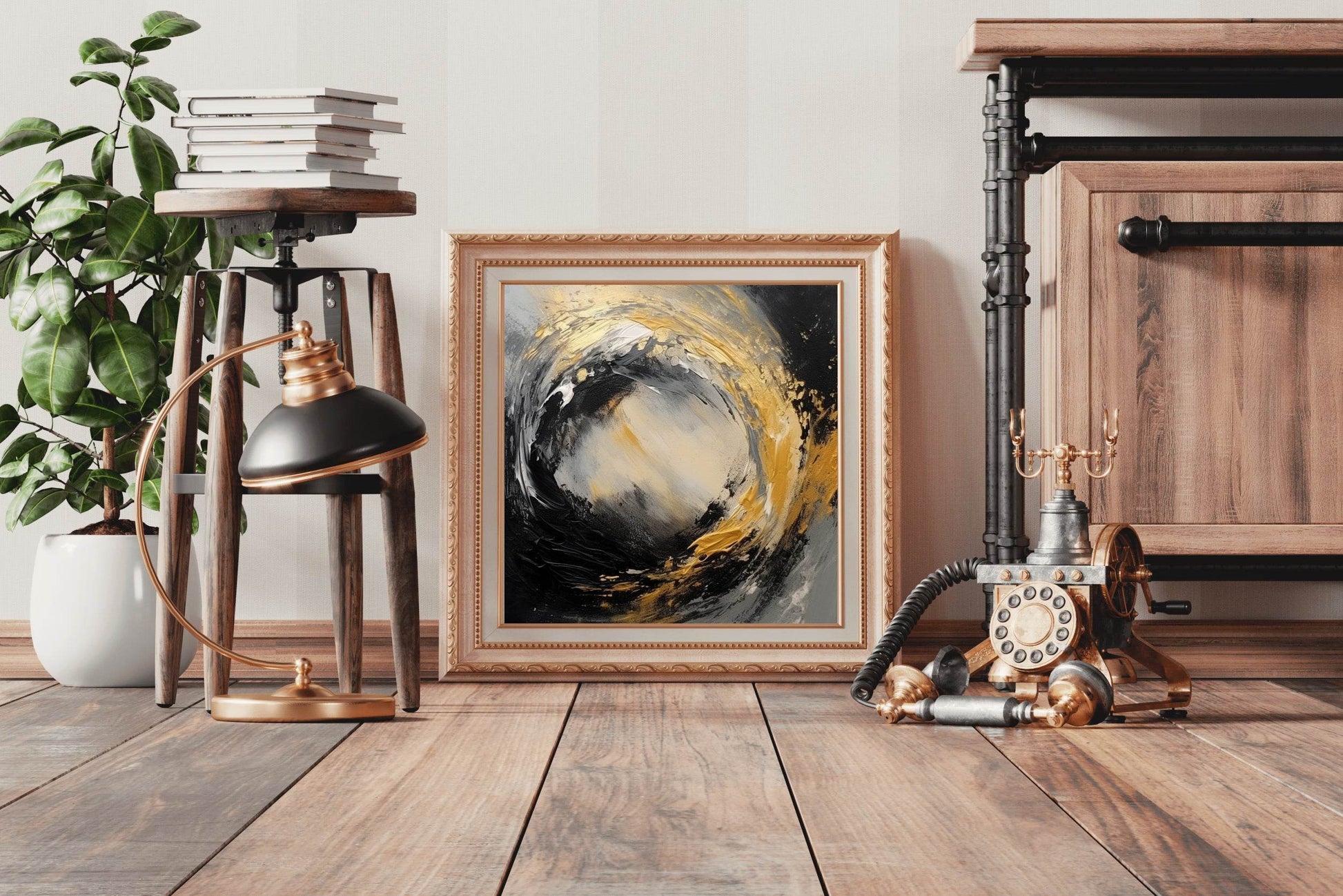 Tornado Swirl Abstract Wall Art - beink online art store