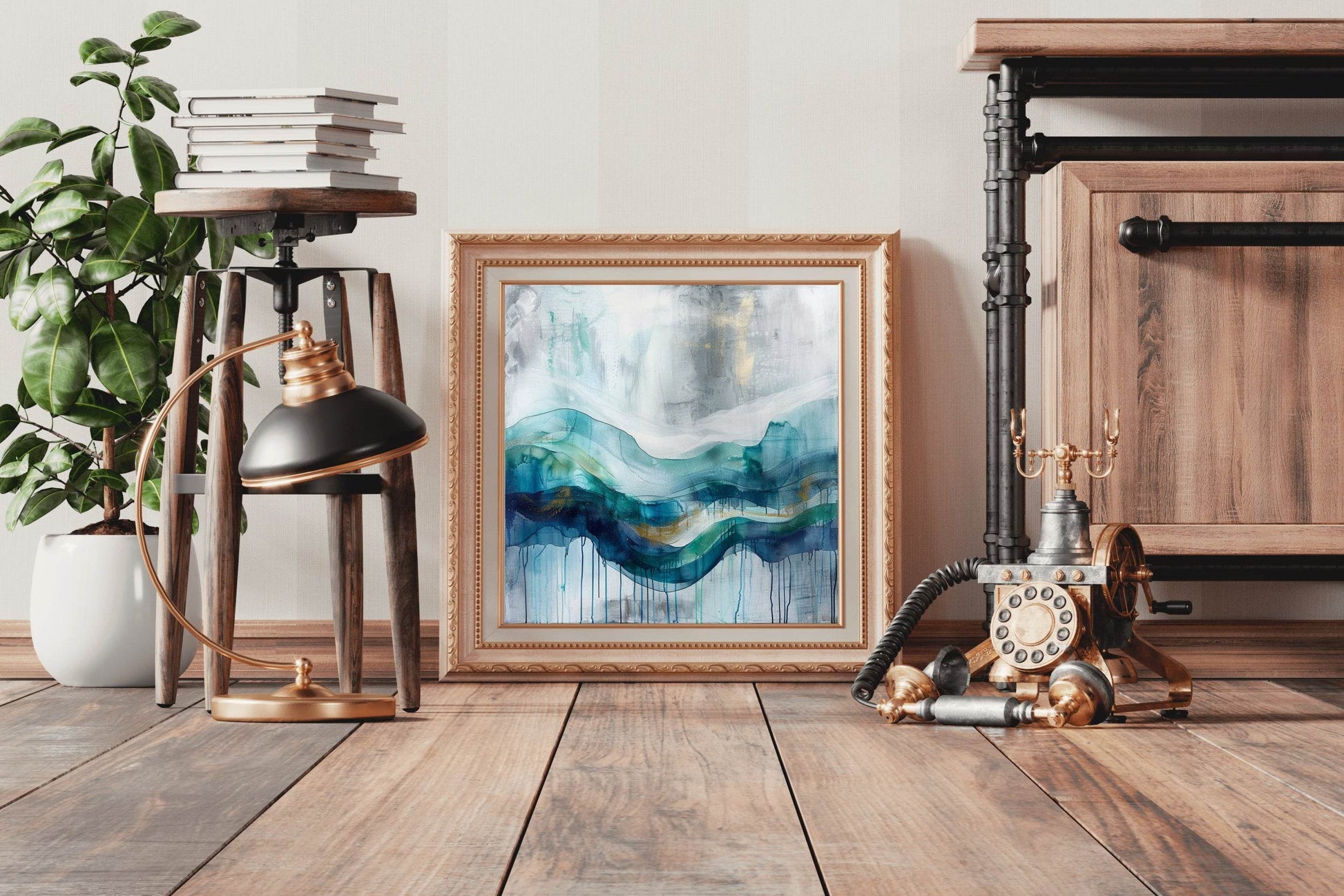 Watercolor Sky Abstract Wall Art - beink online art store