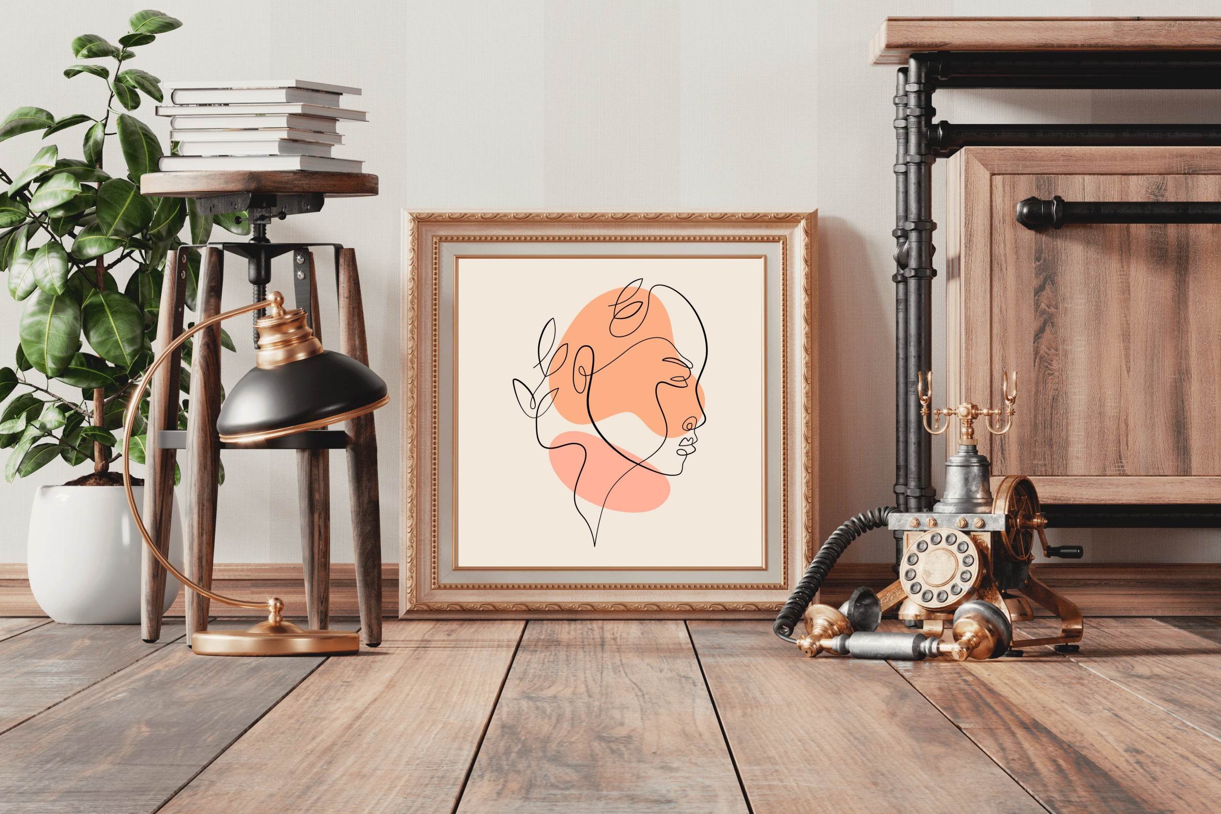 Hand Drawn Art Illustration Wall Art - beink online art store