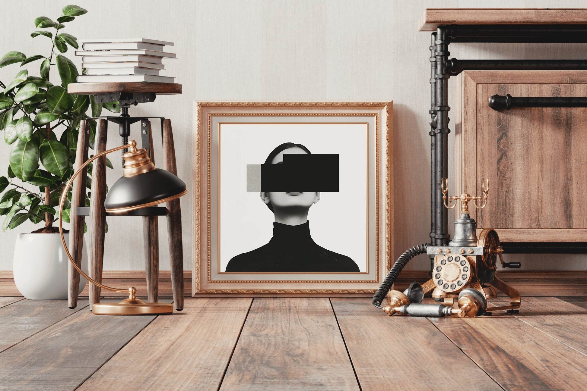 Hidden Identity Modern Wall Art - beink online art store