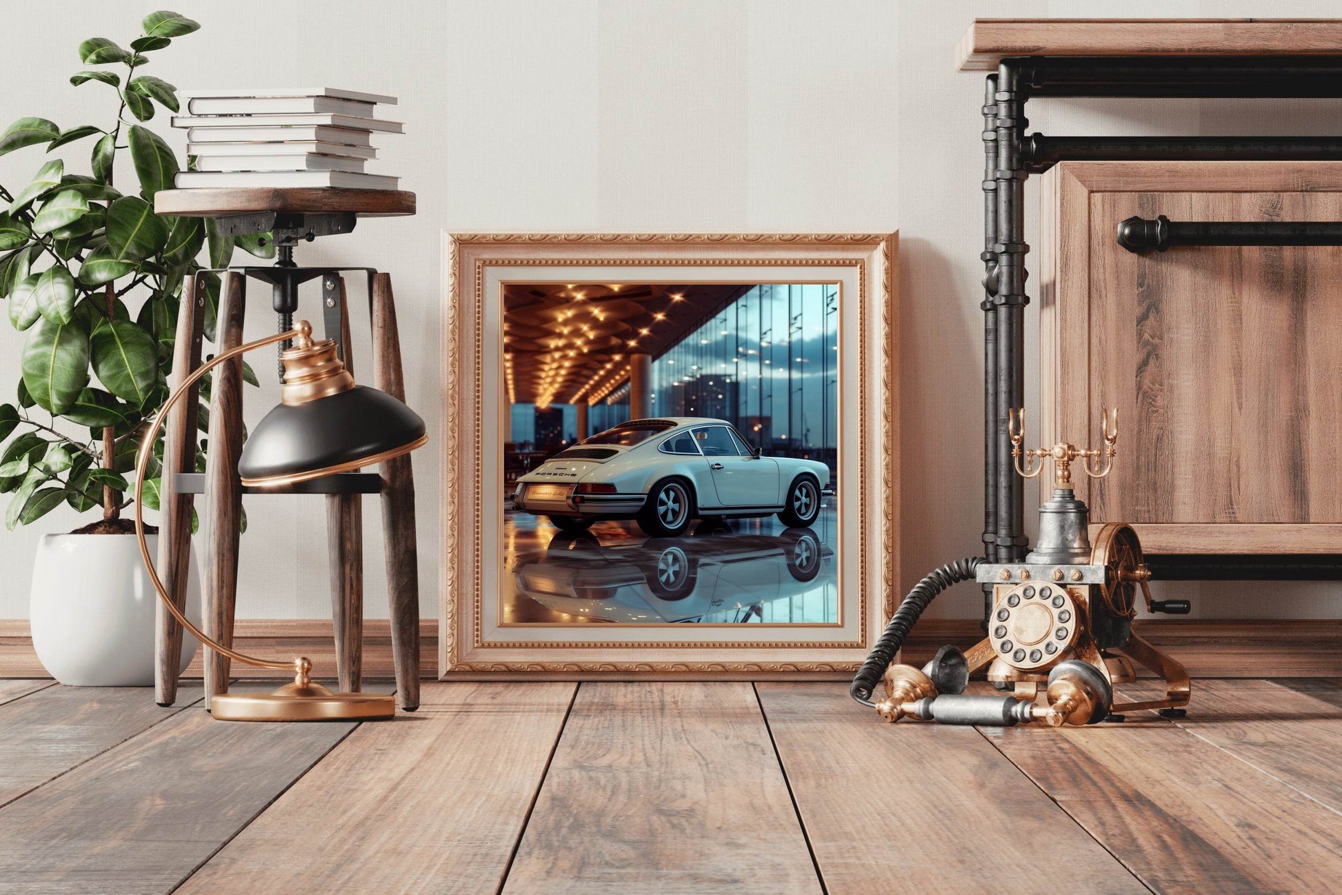 Porsche 911 E Wall Art - beink online art store