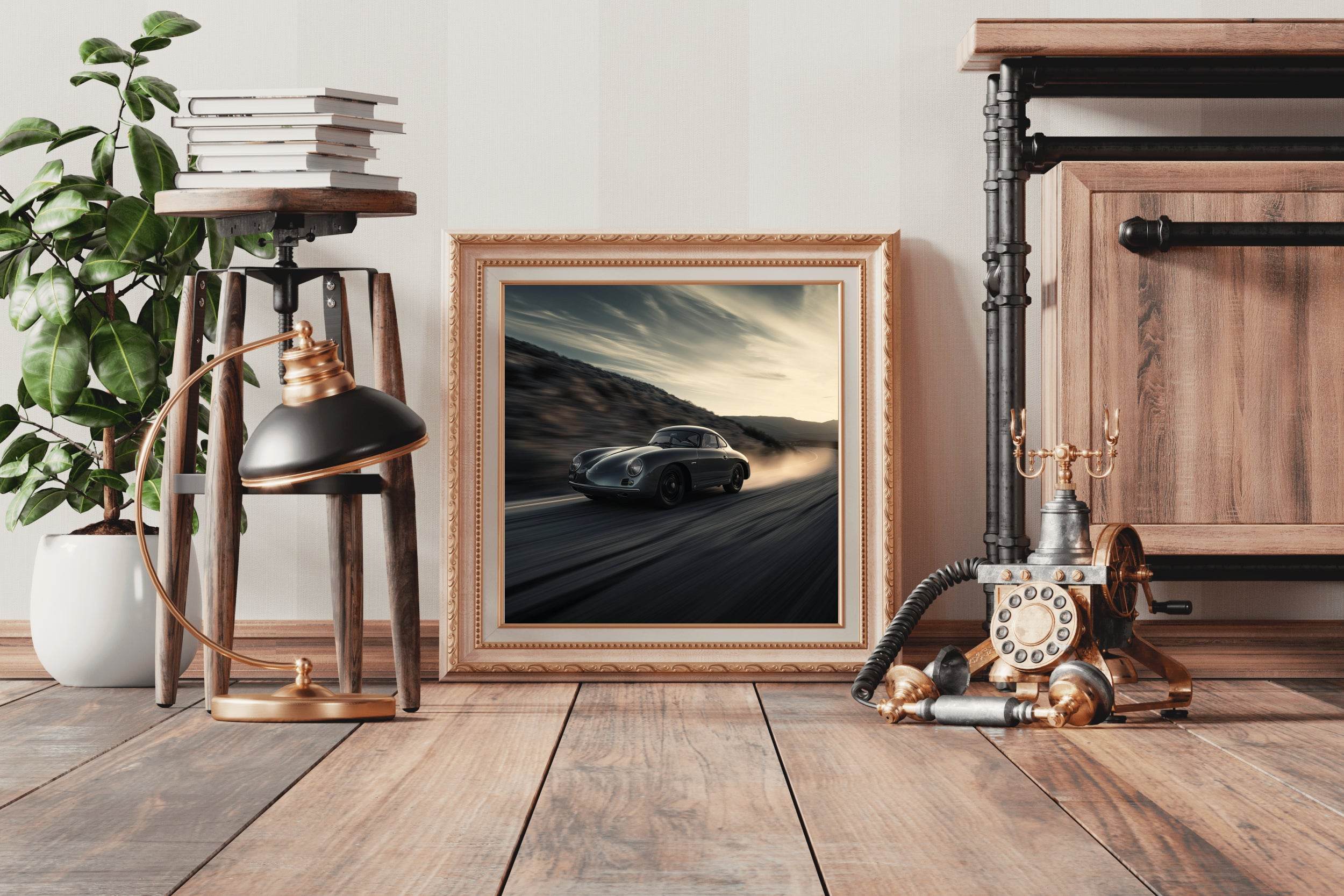 Porsche 356 Carrera Classic Wall Art - beink online art store
