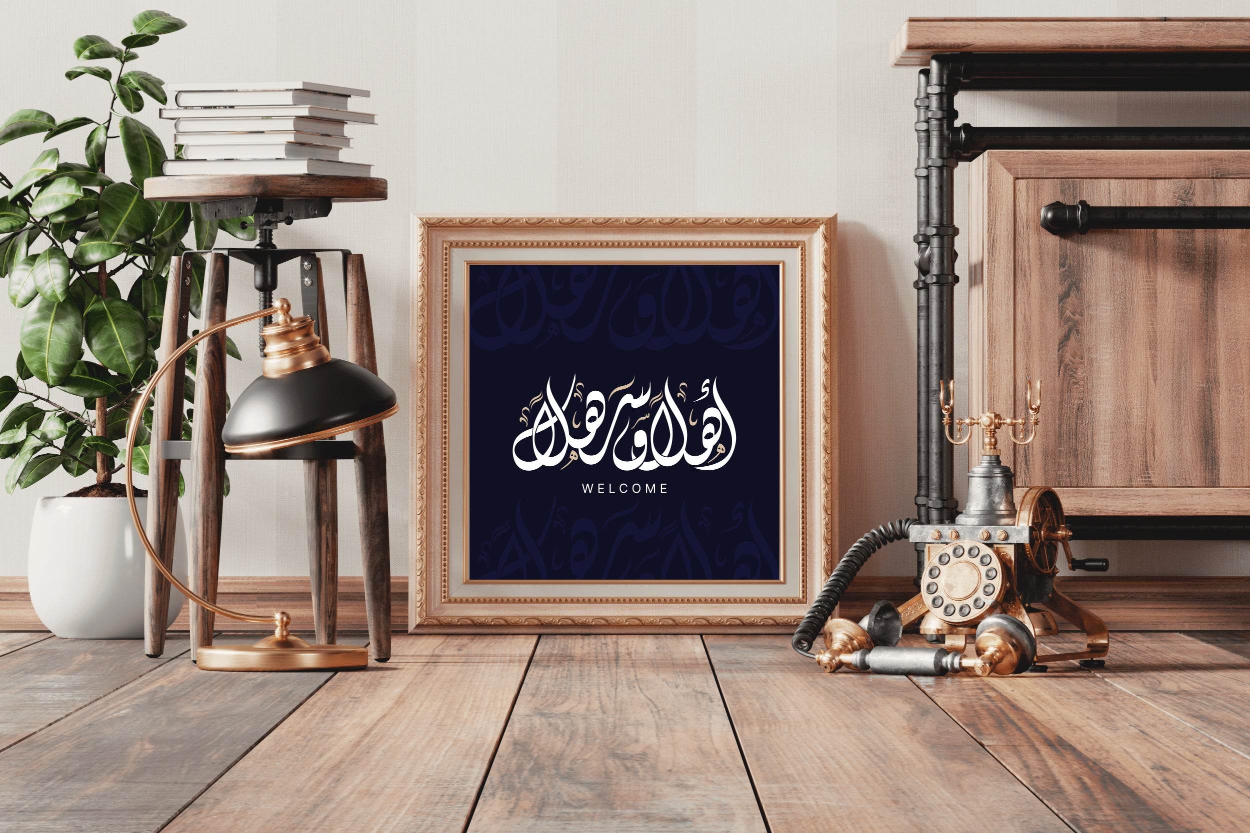 Welcome Calligraphy in Arabic - beink online art store