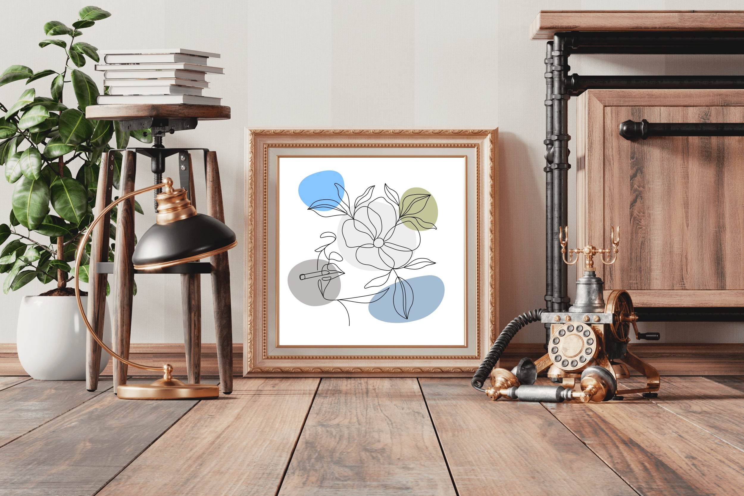 Beautiful Gardenia Flower Wall Art - beink online art store