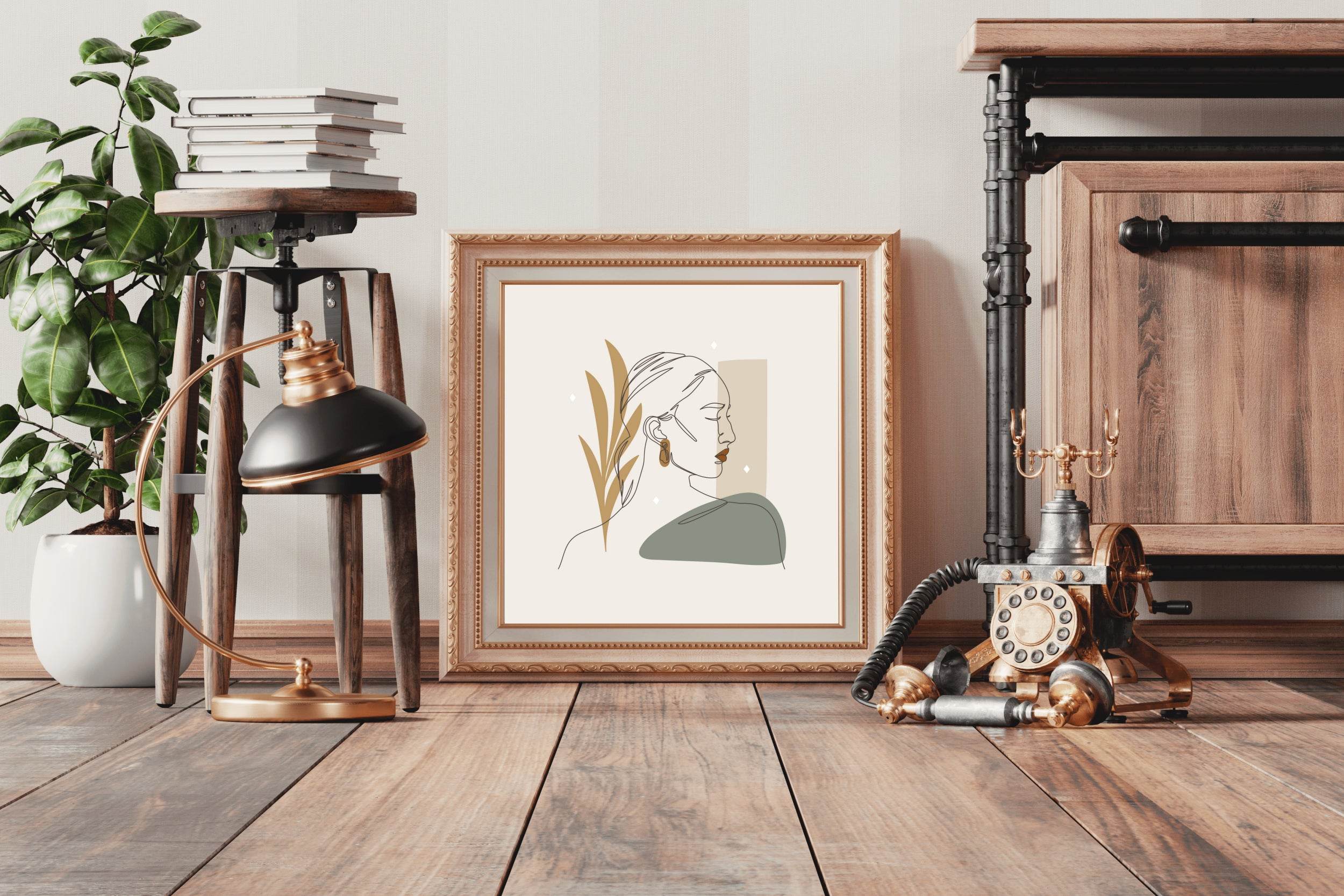 Flower Princess Wall Art - beink online art store