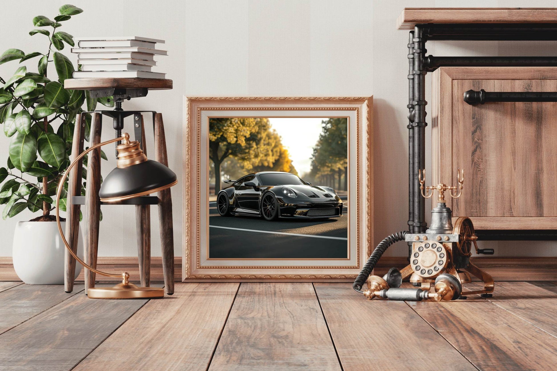 Porsche911 Coupe Wall Art - beink online art store