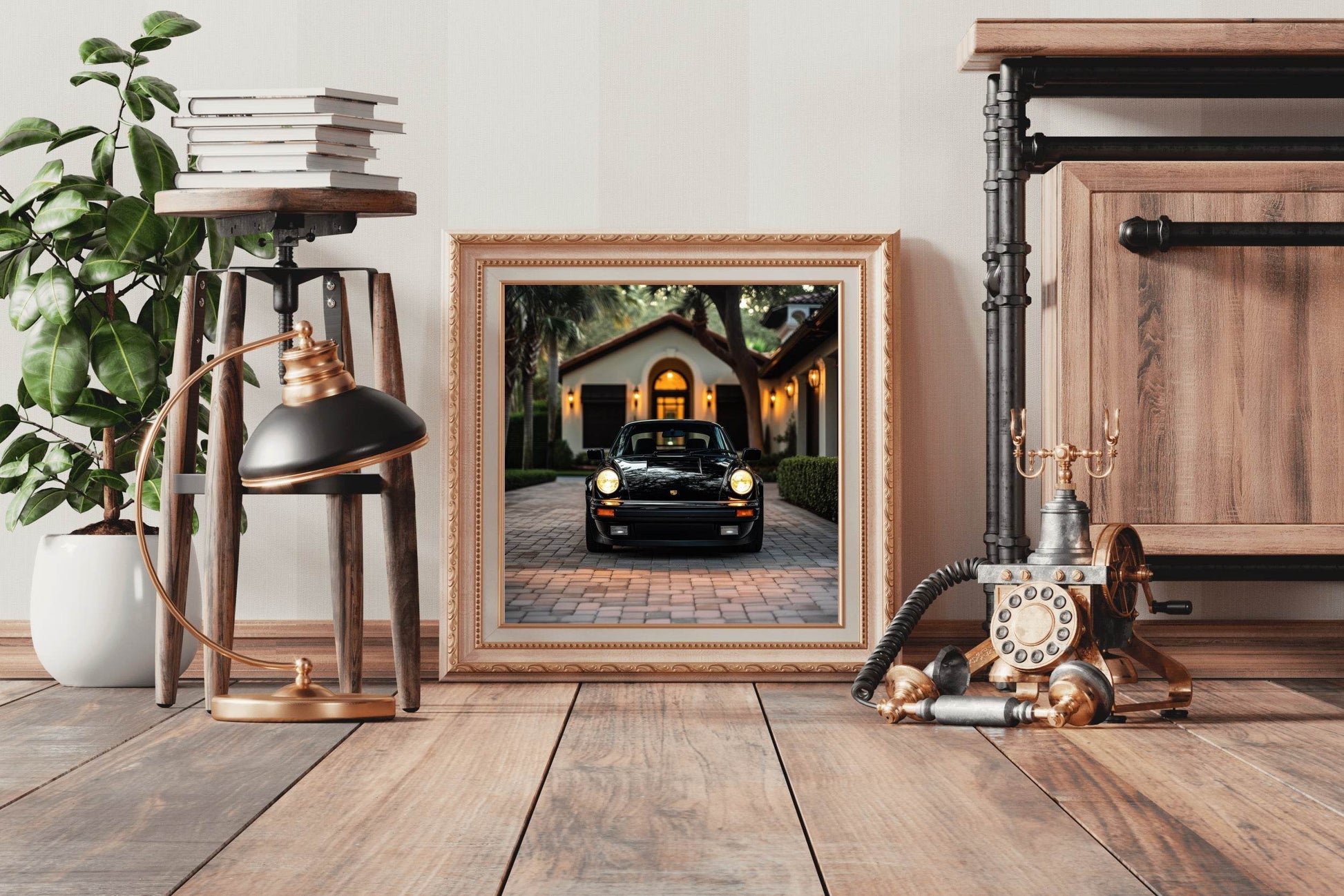porsche 911 turbo Model 1986 Wall Art - beink online art store
