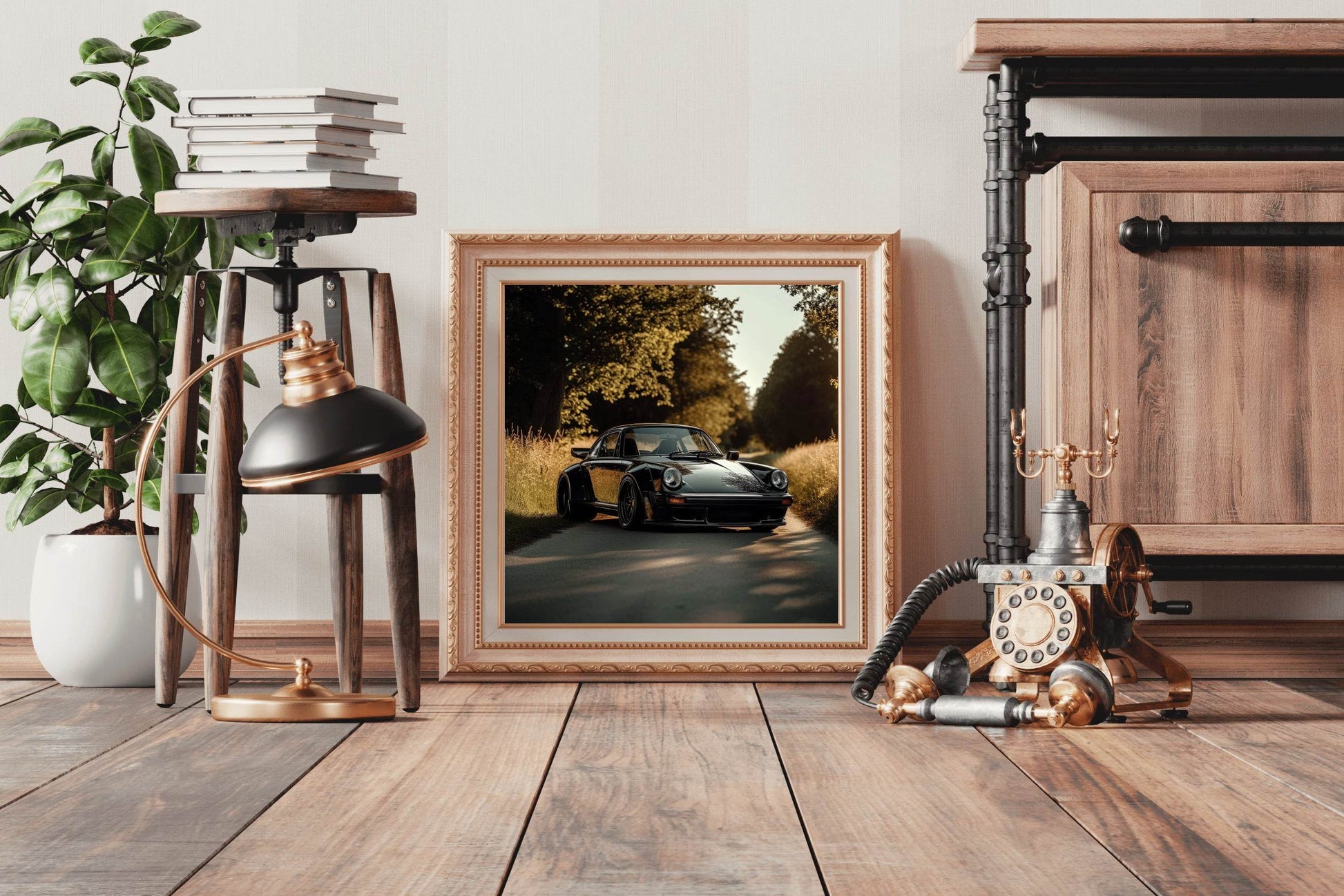 Porsche 911 Minimalist Wall Art - beink online art store
