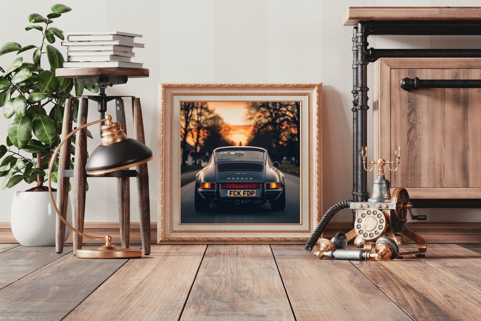 Porsche 911 JB Classic Wall Art - beink online art store