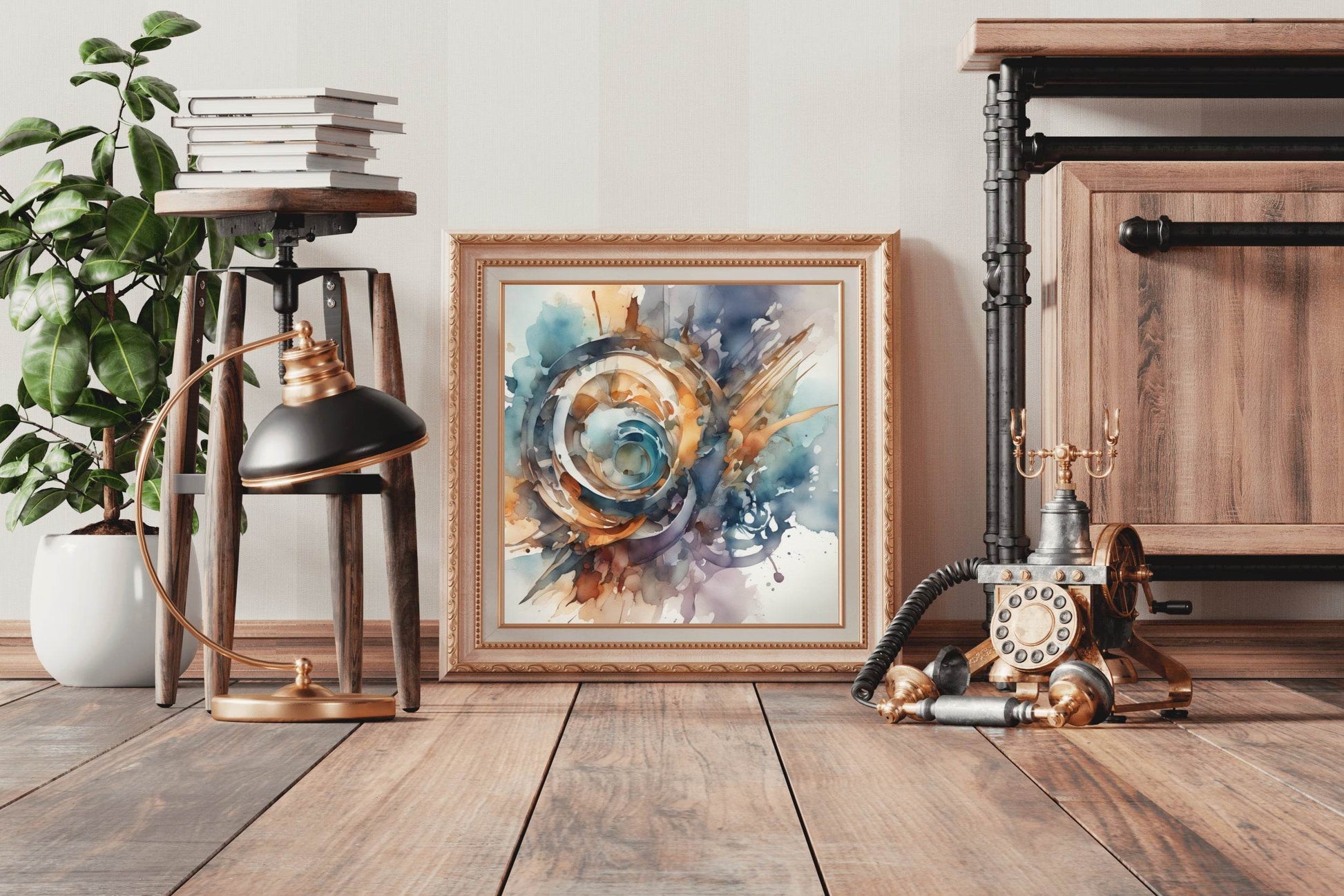 Color Splash Abstract Wall Art - beink online art store