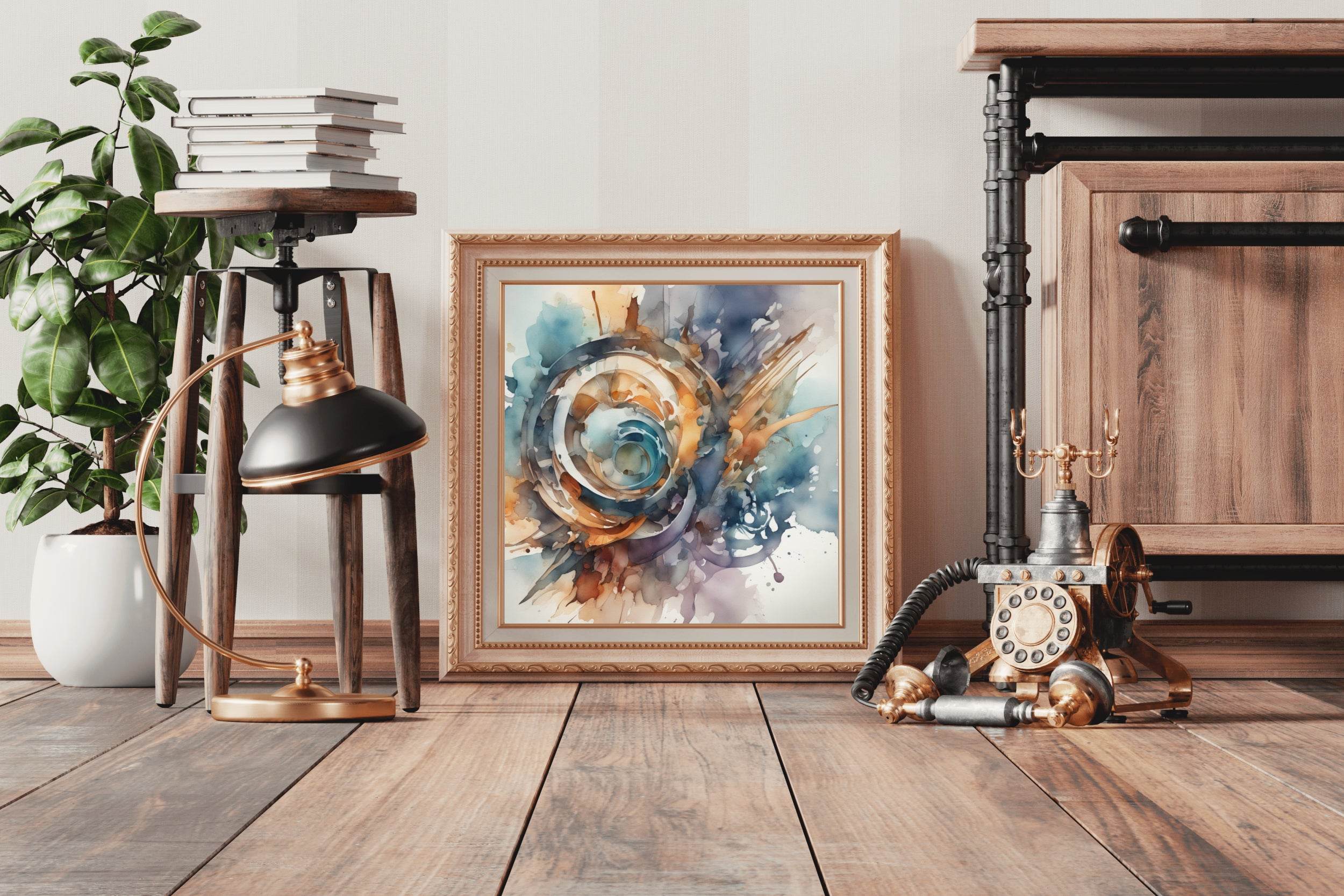 Color Splash Abstract Wall Art - beink online art store