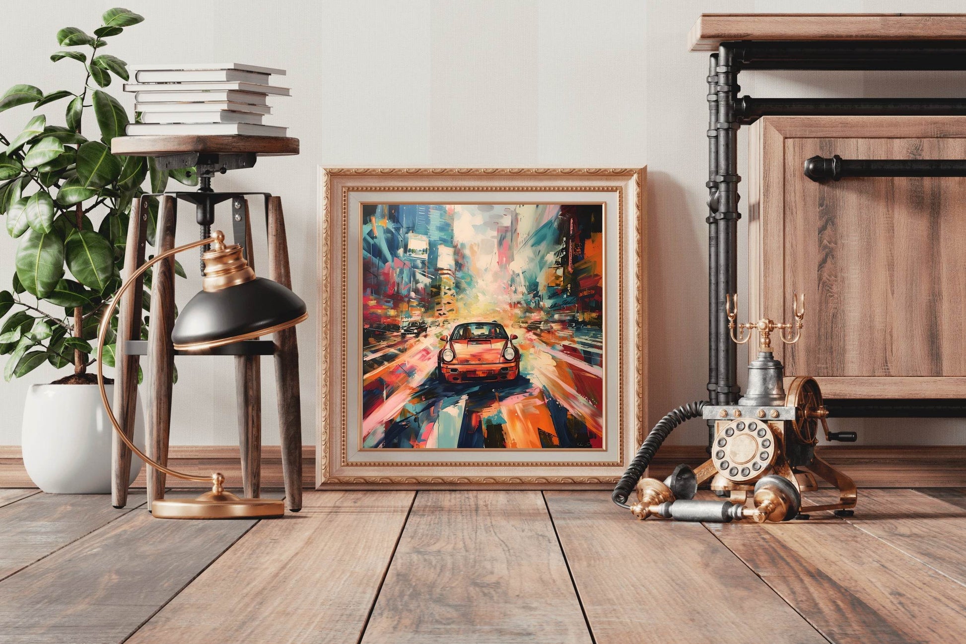 Porsche 911 Turbo Sport Wall Art - beink online art store