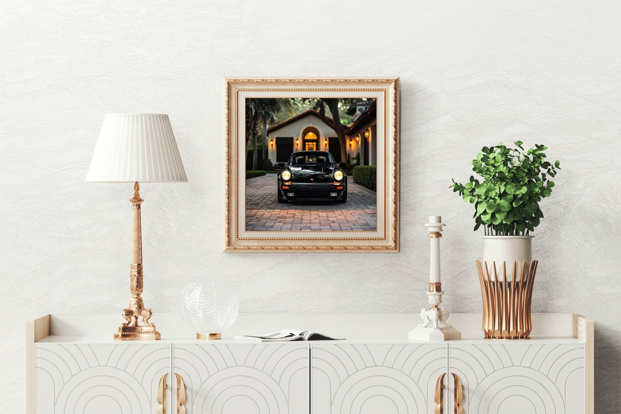 porsche 911 turbo Model 1986 Wall Art - beink online art store