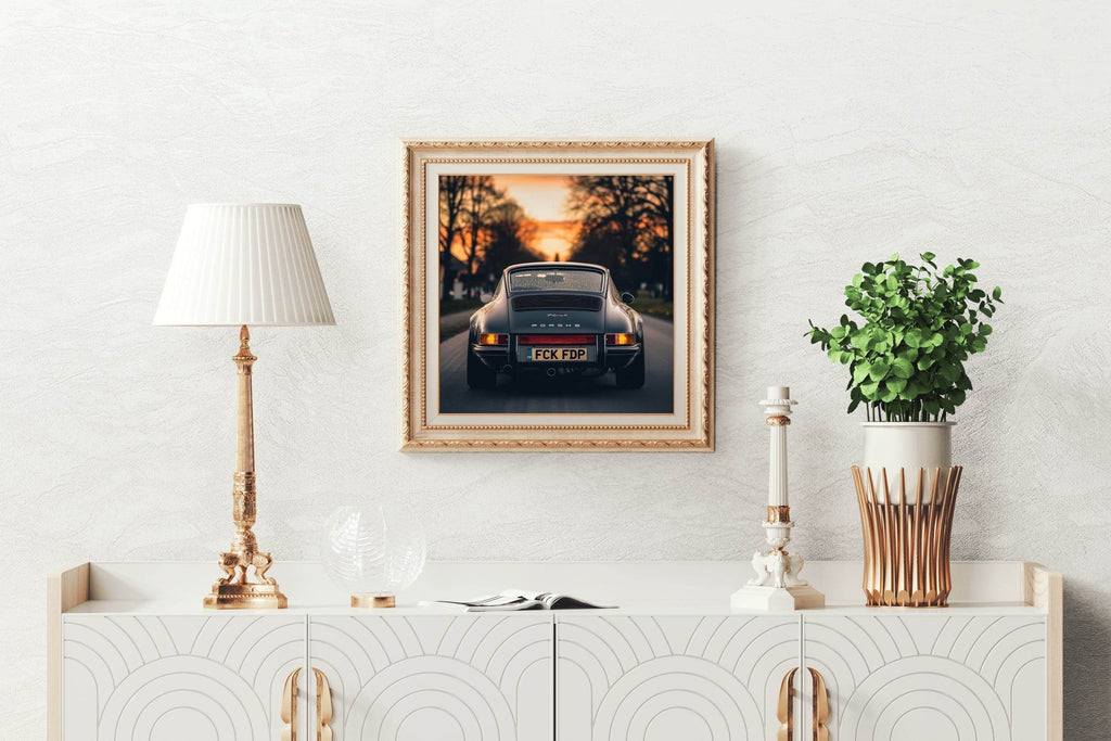 Porsche 911 JB Classic Wall Art - beink online art store