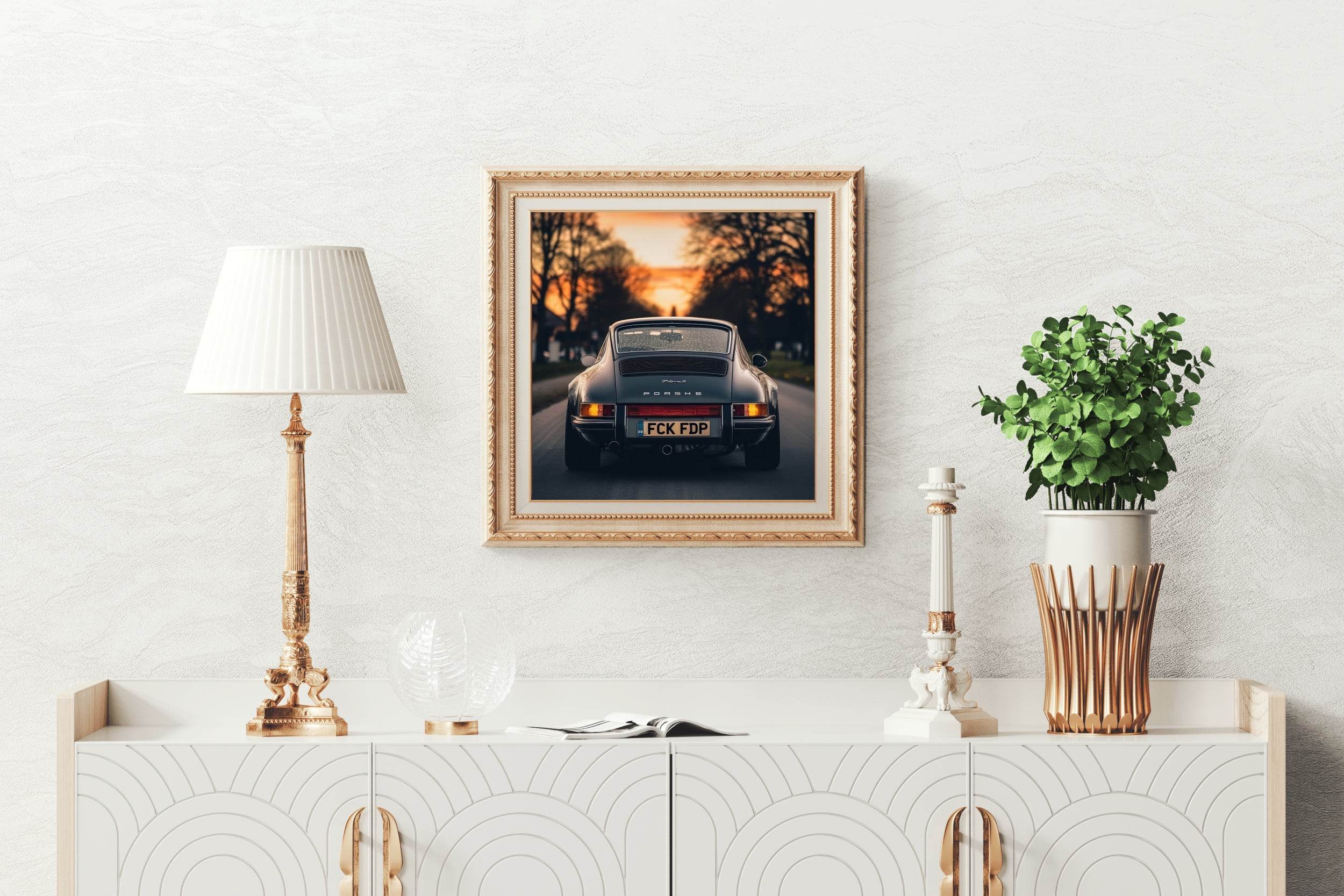 Porsche 911 JB Classic Wall Art - beink online art store