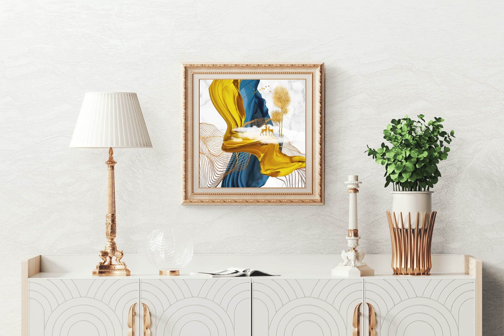 Elegant Dear View Abstract Wall Art - beink online art store