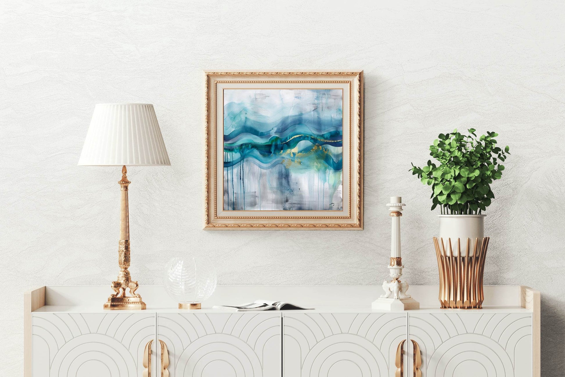 Water Paint Abstract Wall Art - beink online art store