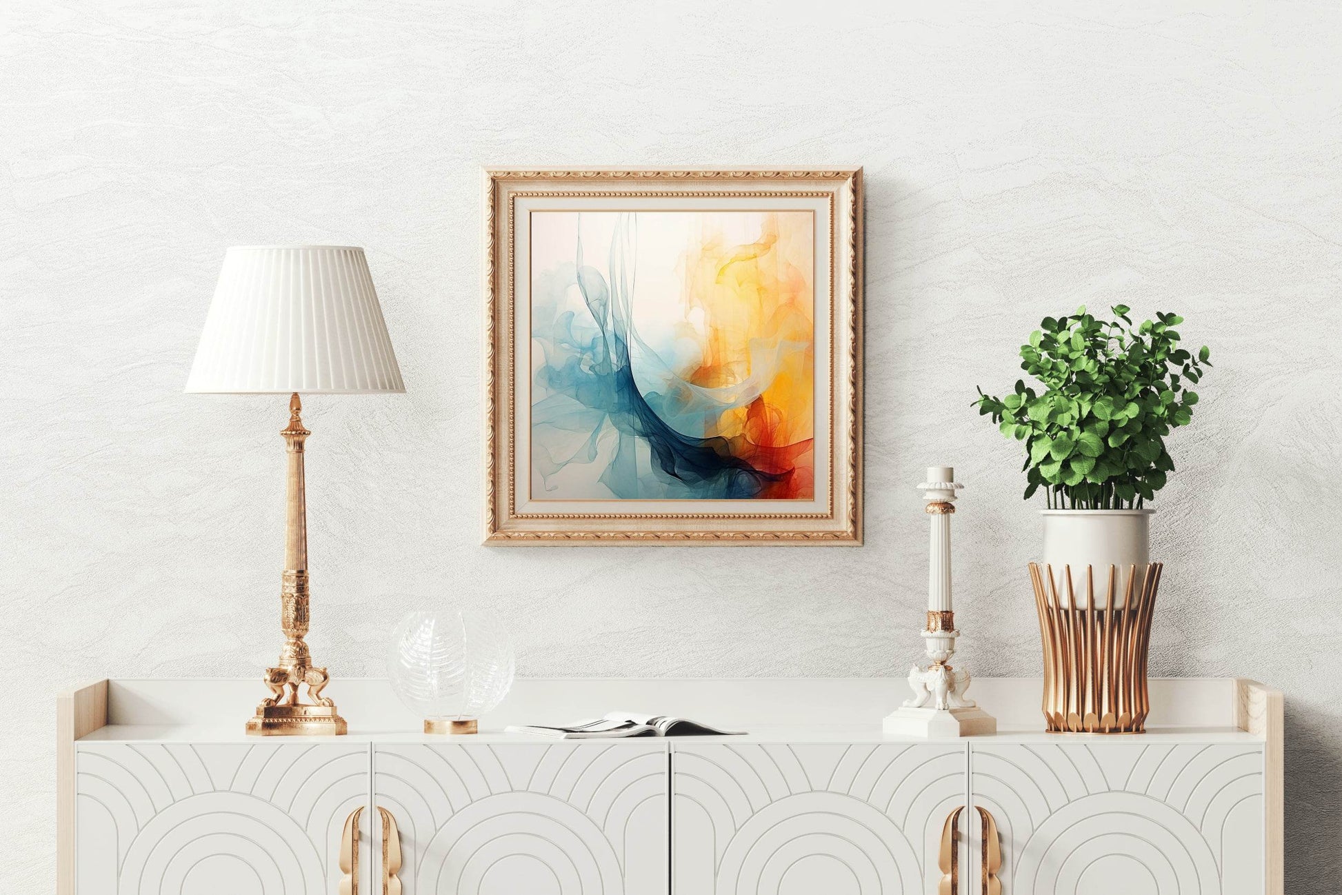 Colorful Ink Background Modern Abstract Wall Art - beink online art store