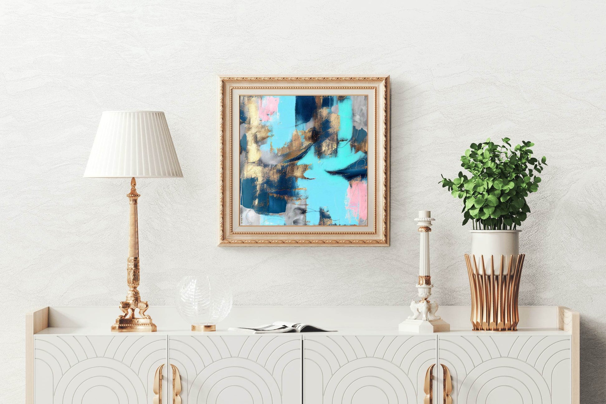 Acrylic Painting Stroke Abstract Wall Art - beink online art store