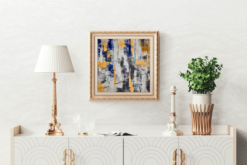 Brush Stroke Patch Abstract Wall Art - beink online art store