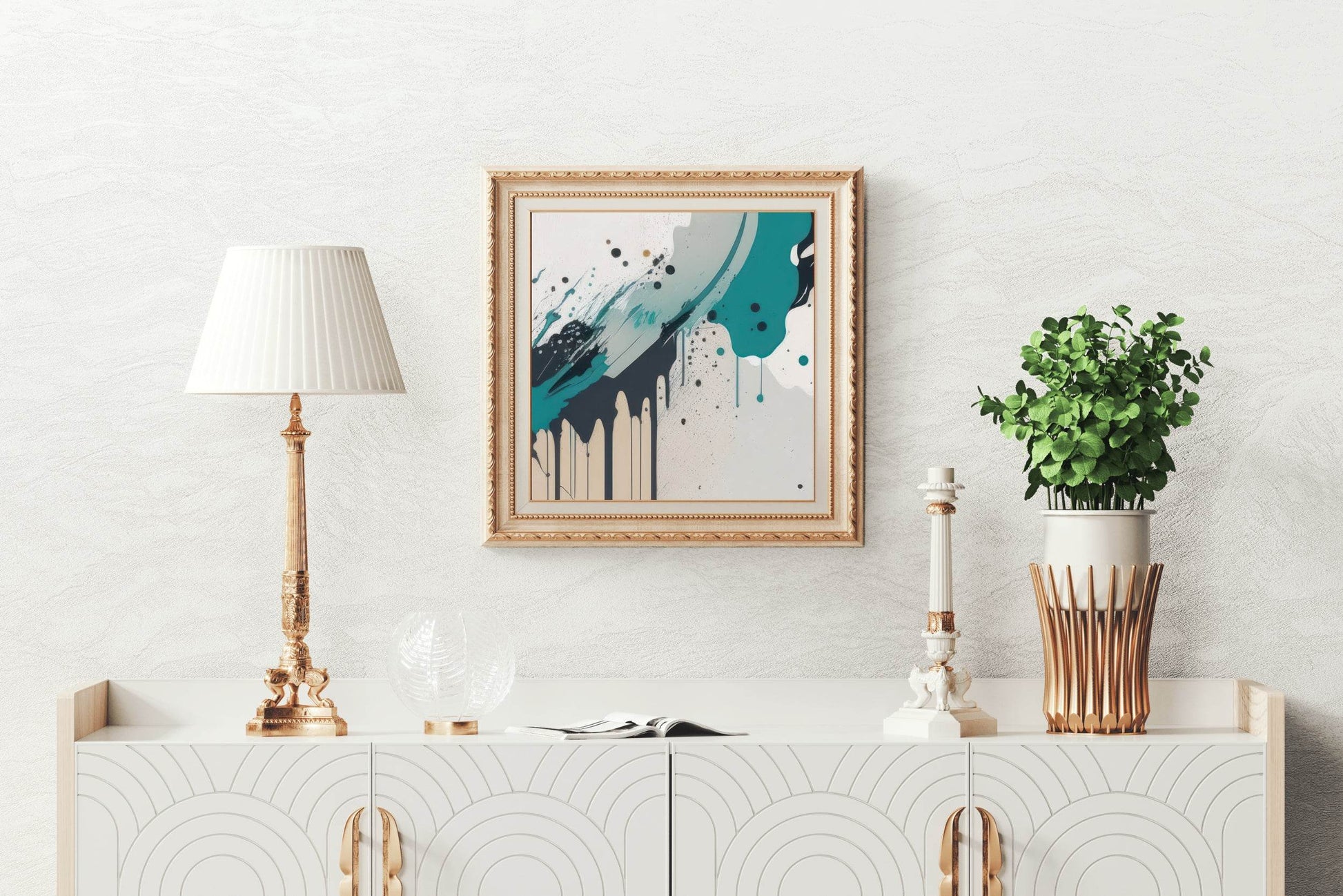 Soft Paint Color Abstract Wall Art - beink online art store