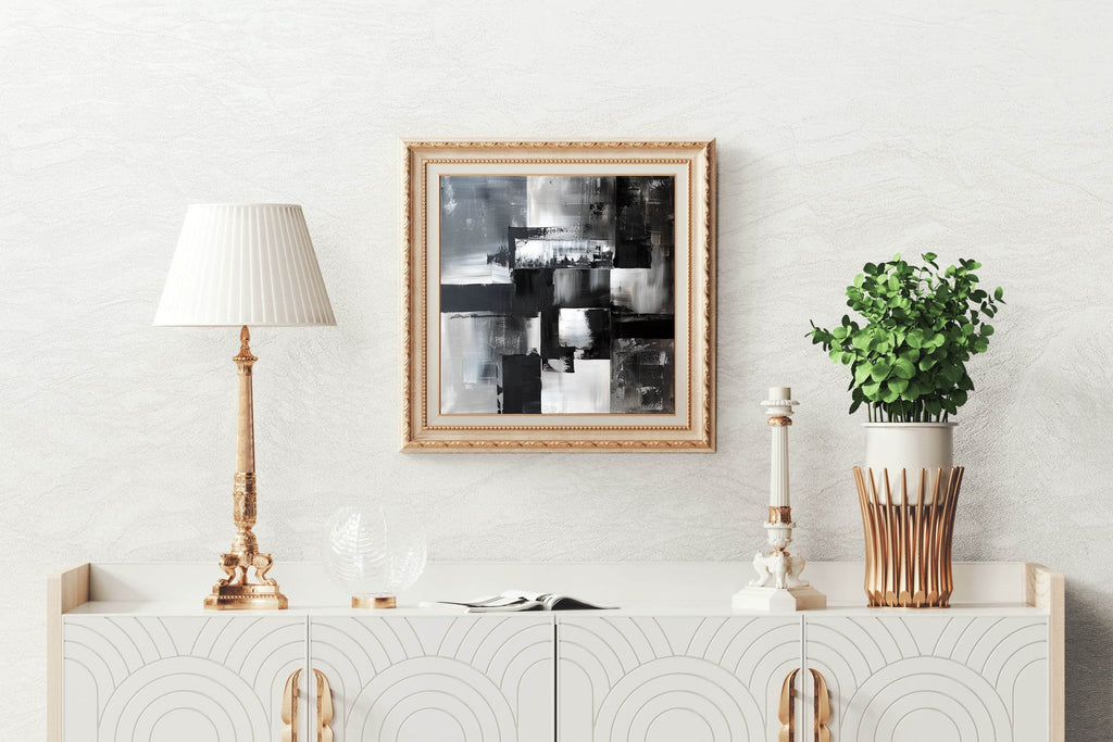Monochrome Reflections Modren Wall Art - beink online art store