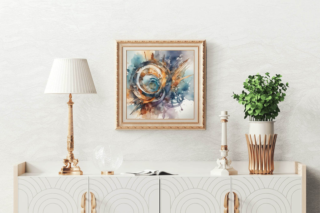 Color Splash Abstract Wall Art - beink online art store