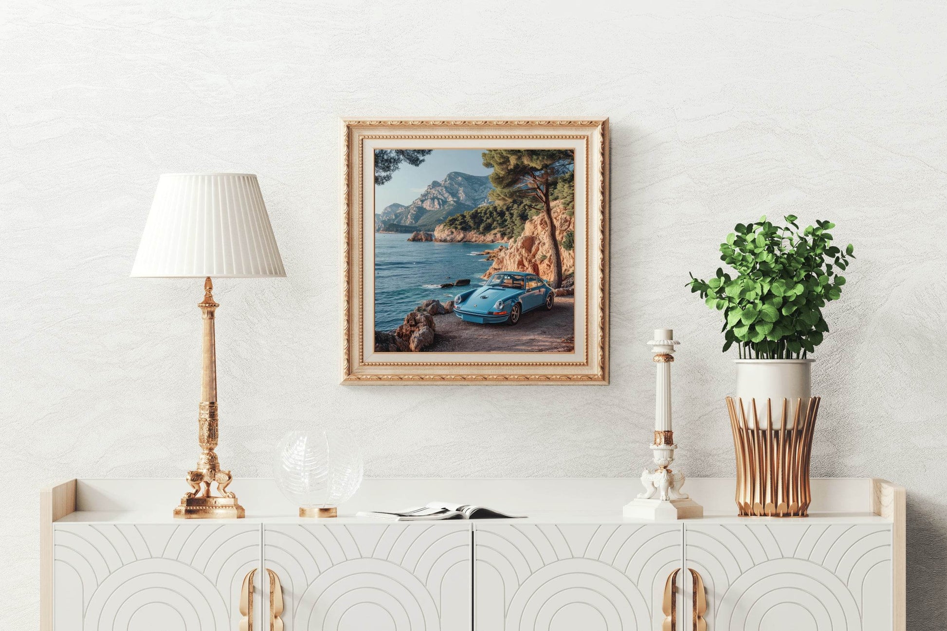 Porsche GT3 RS Blue Wall Art - beink online art store