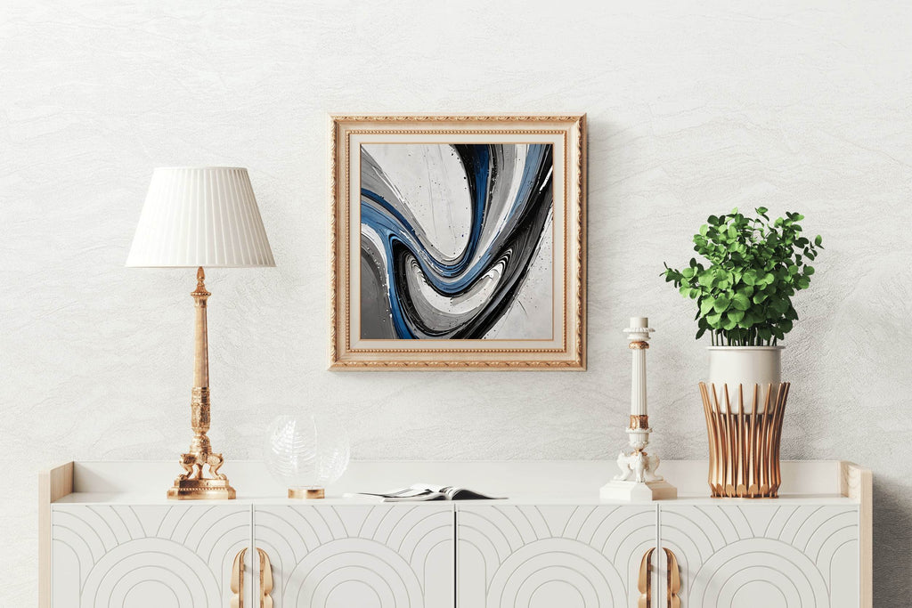 Dirt Road Painting Abstract Wall Art - beink online art store