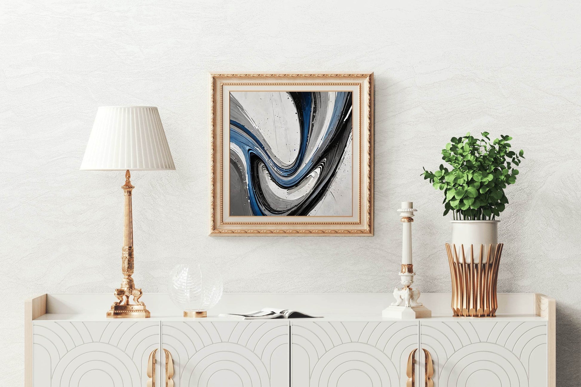 Dirt Road Painting Abstract Wall Art - beink online art store