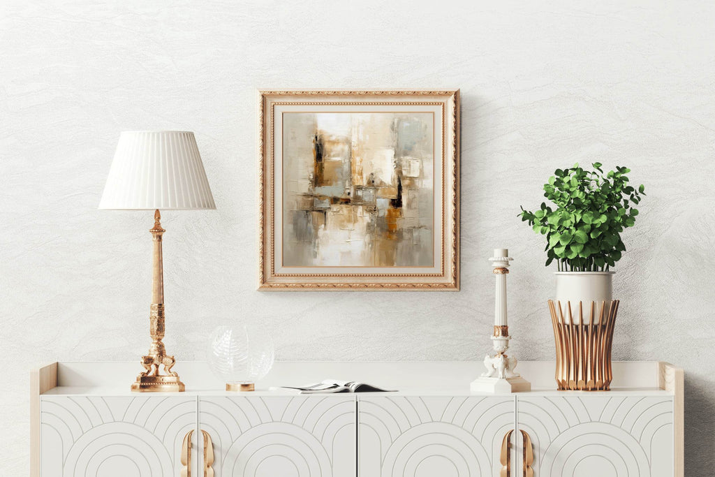 Textured Sailboat Painting Abstract Wall Art - beink online art store