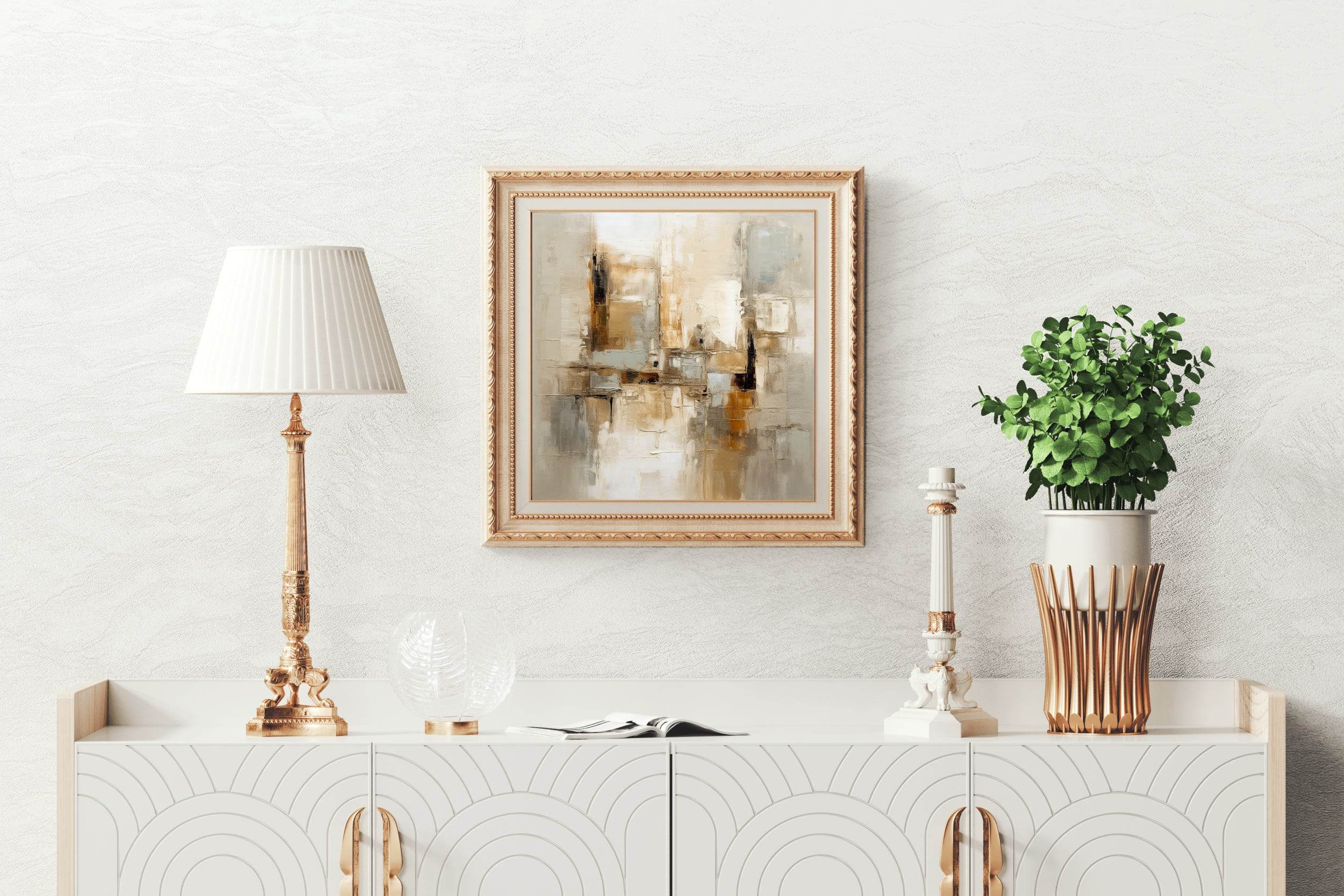 Textured Sailboat Painting Abstract Wall Art - beink online art store