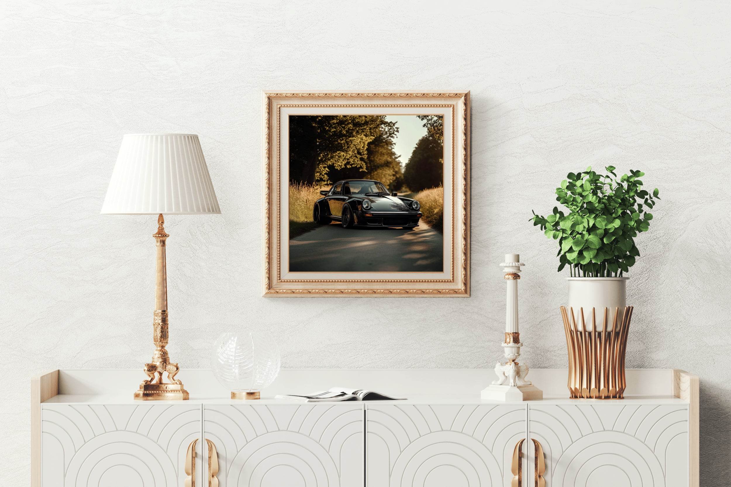 Porsche 911 Minimalist Wall Art - beink online art store