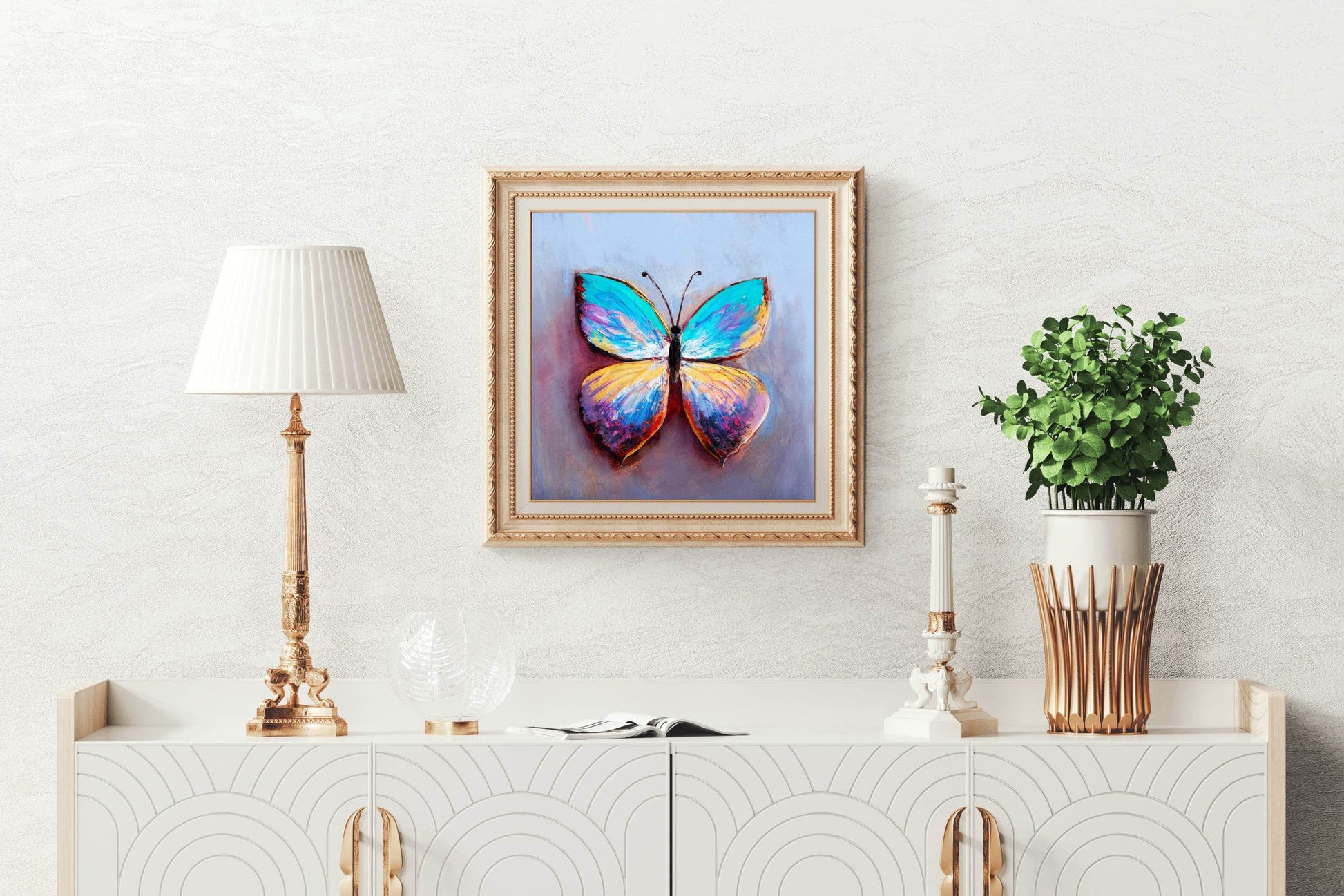 Colorful Butterfly Painting Wall Art - beink online art store