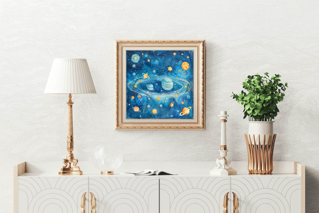 Kids Solar System Exploring the Night Sky - beink online art store