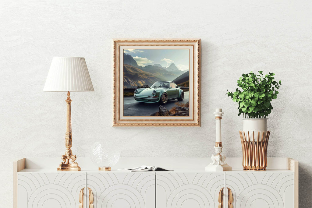 Porsche 911 RSR Turbo Wall Art - beink online art store