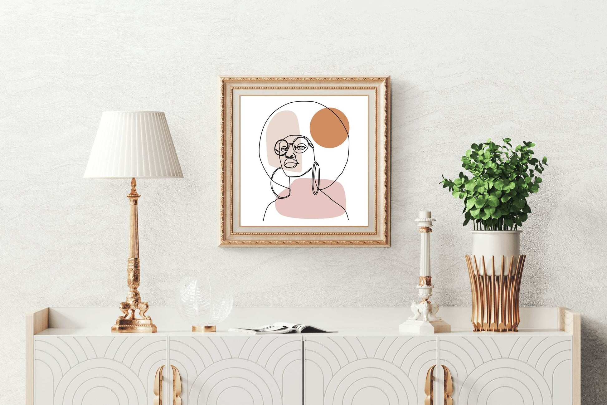 African Hair Style Wall Art - beink online art store