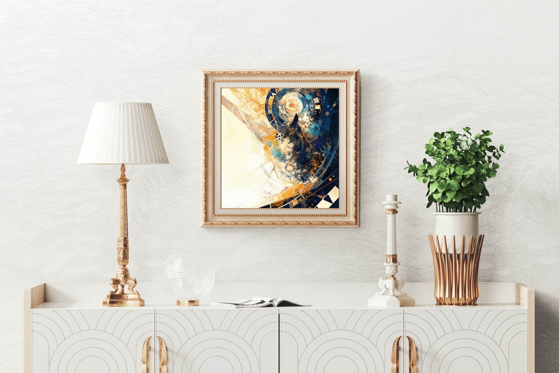 Clock Abstract Wall Art - beink online art store