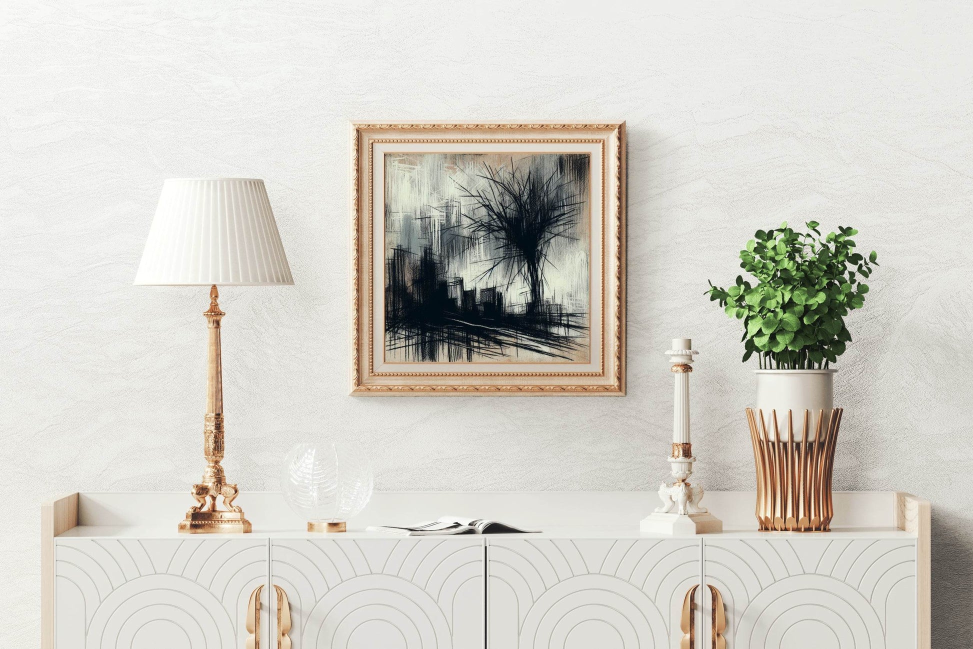 Creative Road Side Visualization Abstract Wall Art - beink online art store